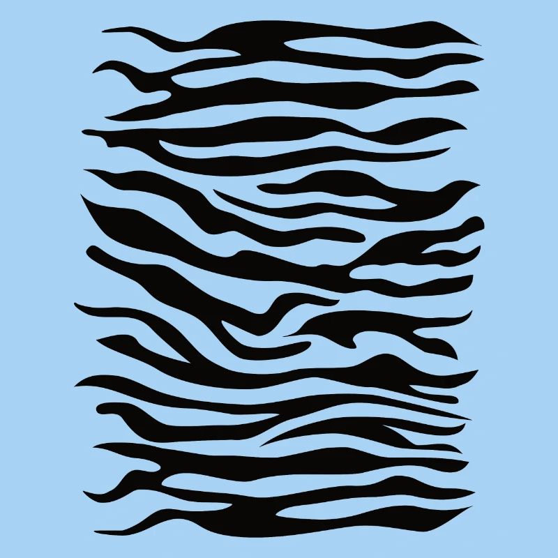 Zebra Muster schwarz