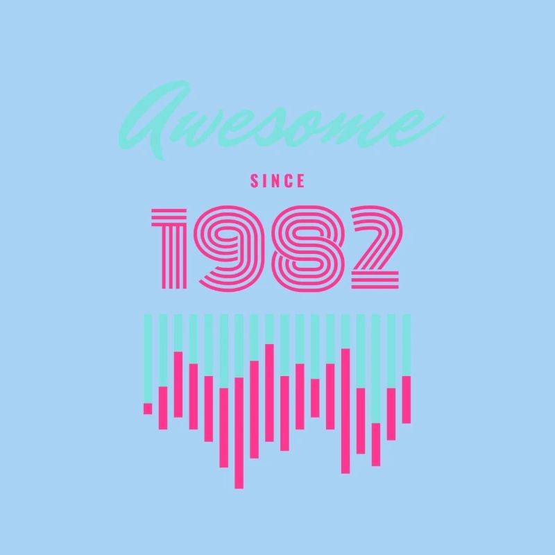 Awesome Since 1982 Neon Pulse