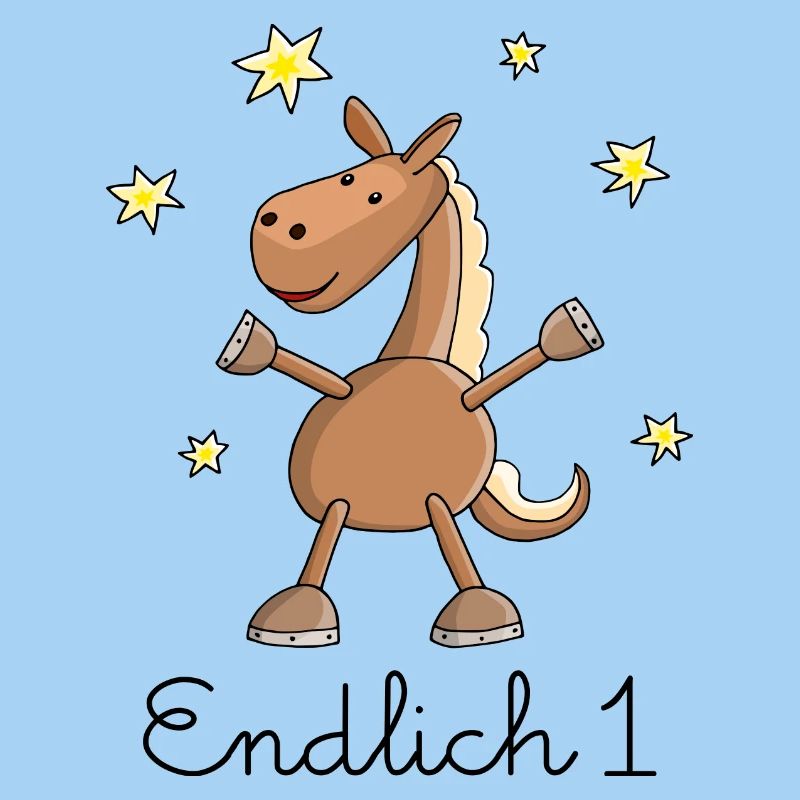 Pferd "Endlich 1." Erster Geburtstag