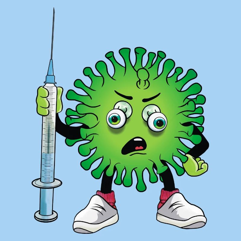 Virus avec seringue