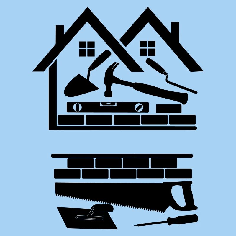 Construction company homes logo