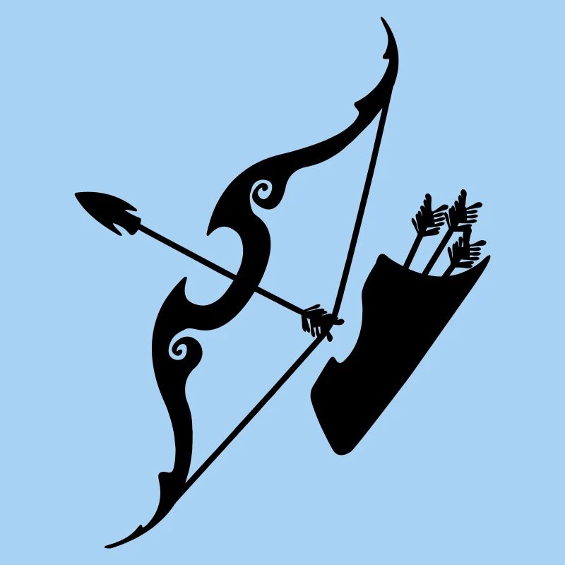 Sagittarius Bow with arrows