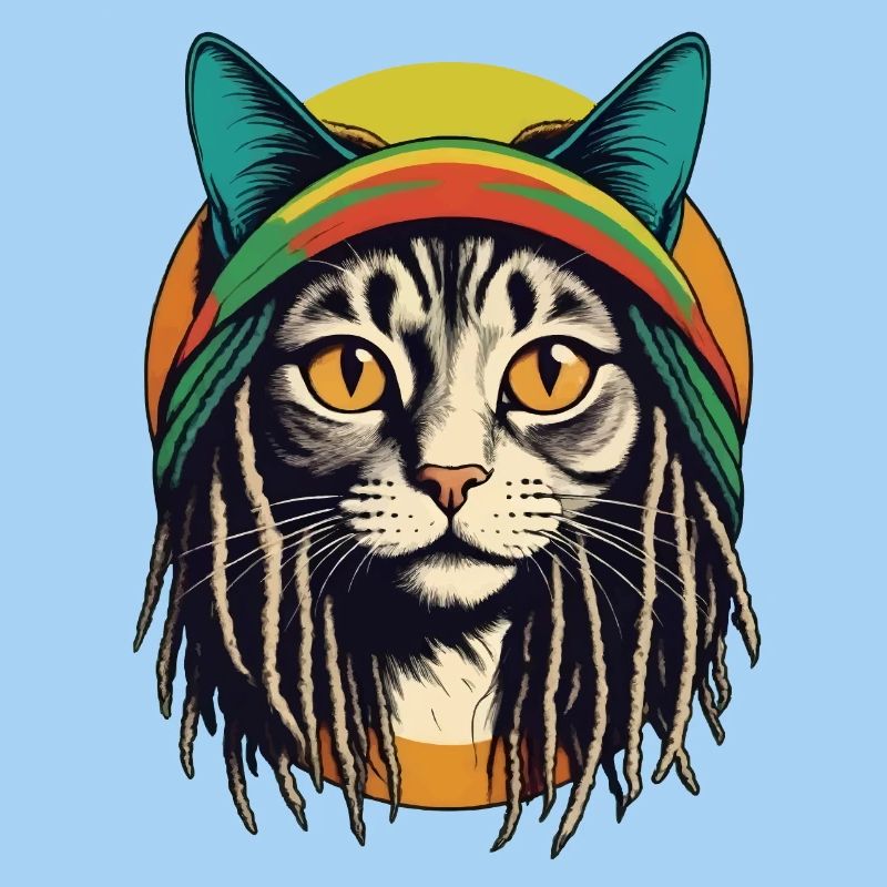 Coole Rasta-Katze