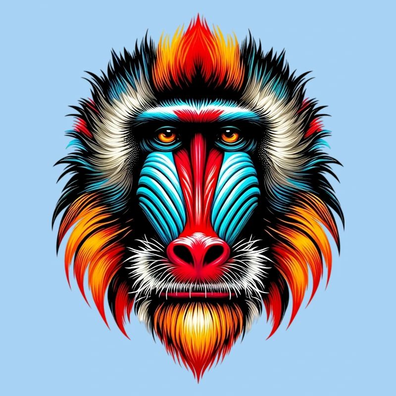 Mandrill-Affe