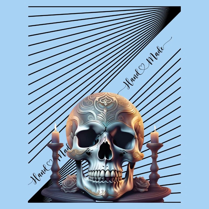 Hand Made Skull Ahead