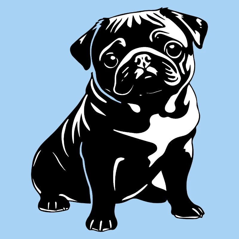 Mops Pug - Pet Dog Sticker