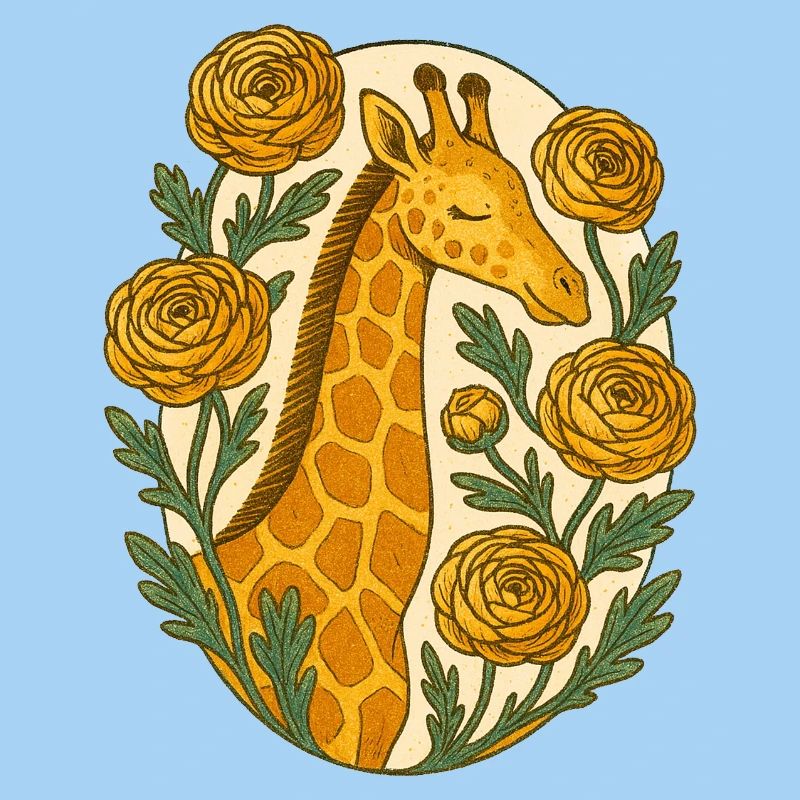 Retro Giraffe