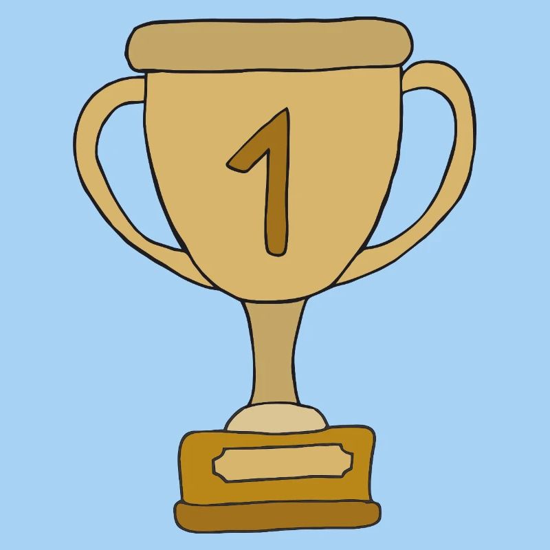 Première place dans la coupe