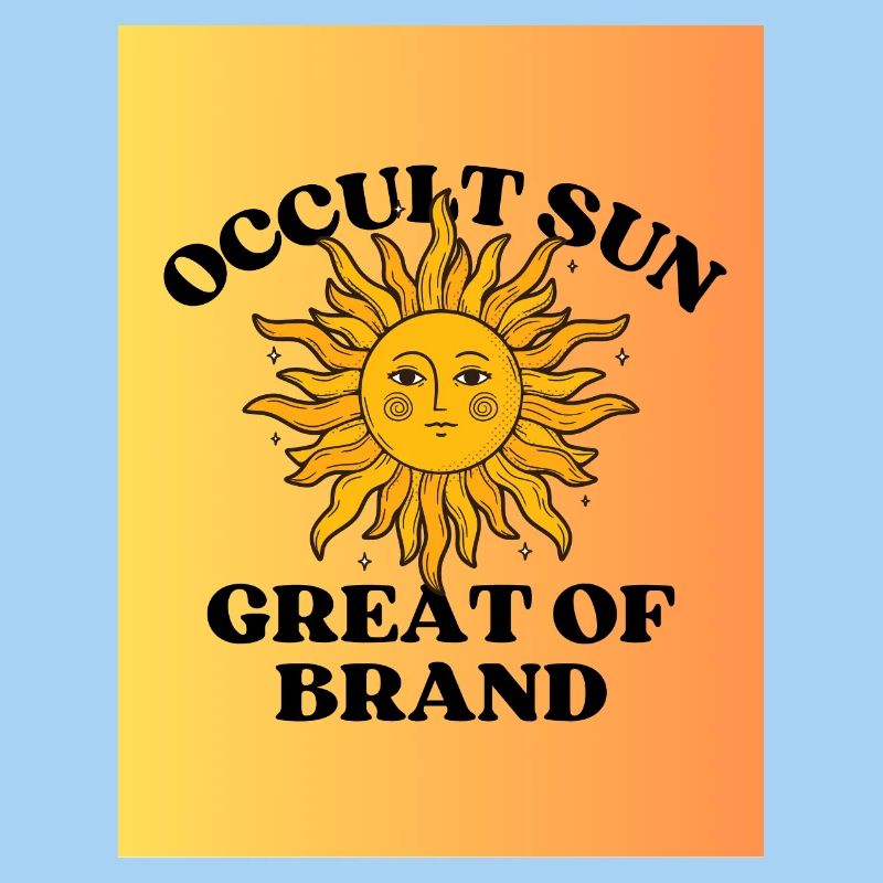 Grande marque du soleil caché