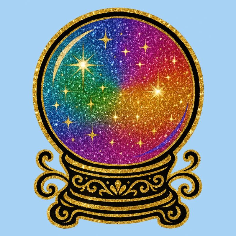 Regenbogen Kristallkugel Glamour | Glaskugel