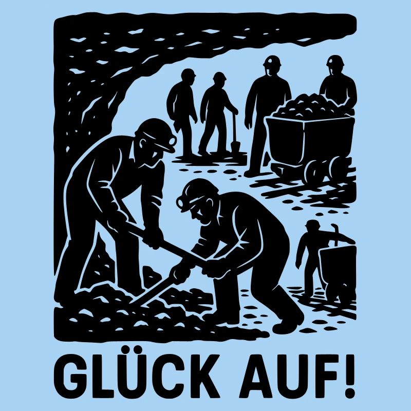 Luck On Mining Miner Work Coal Mine Historical
