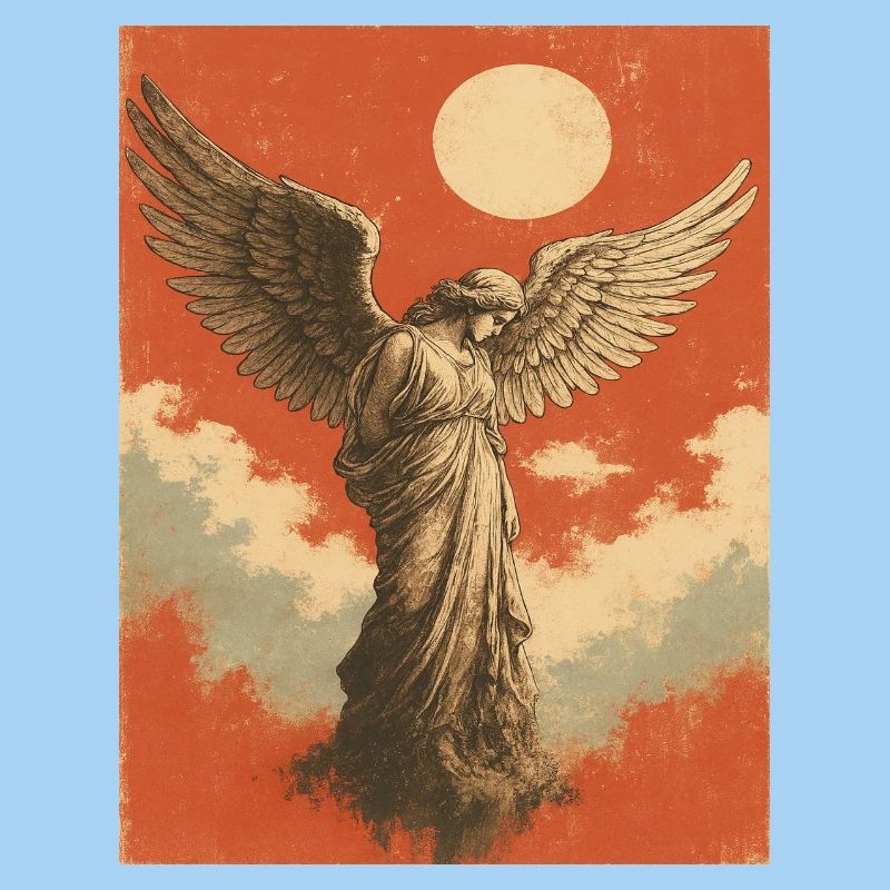 Ange avec Lune