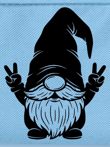 Lustiger Doppel-Peace Wichtel