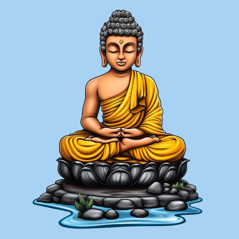 Buddha bei Meditation