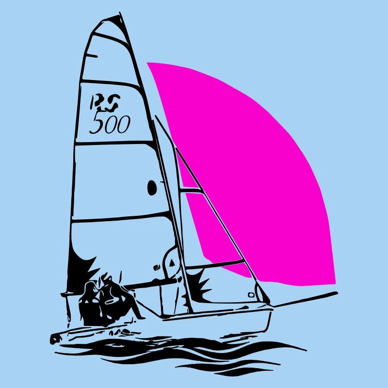 RS 500 Sailing dinghy regatta sailing sailing coloured