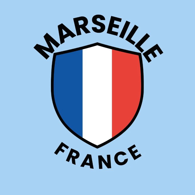 Marseille Flag Shield
