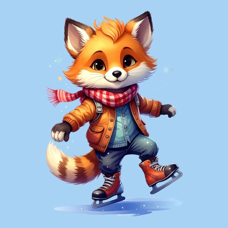 Fox skating