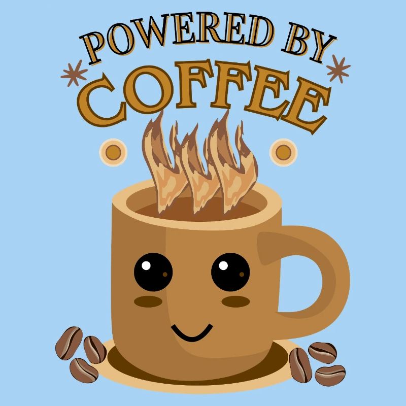 Kaffee Power Becher Motiv