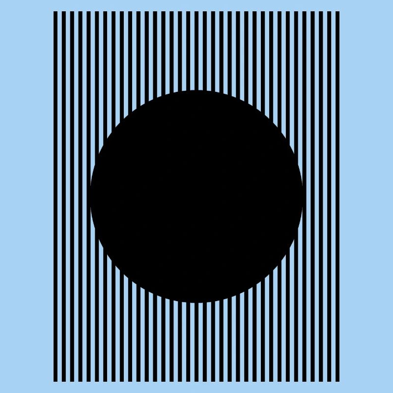 Black circle shape design