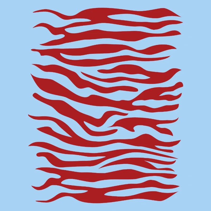 Zebra Muster rot