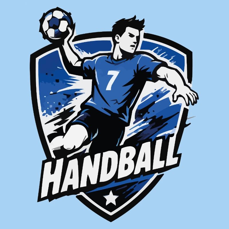 Bouclier bleu de l’attaquant de handball