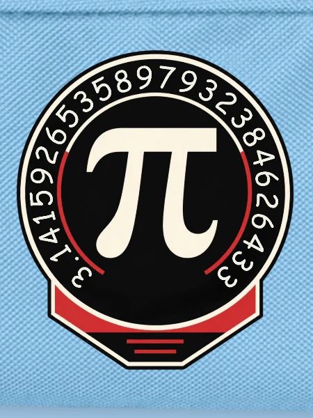 Pi Symbol Badge Ziffernring