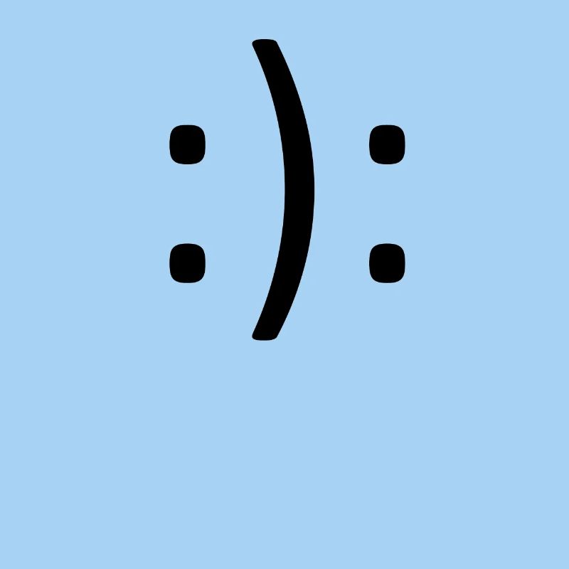 Double visage souriant