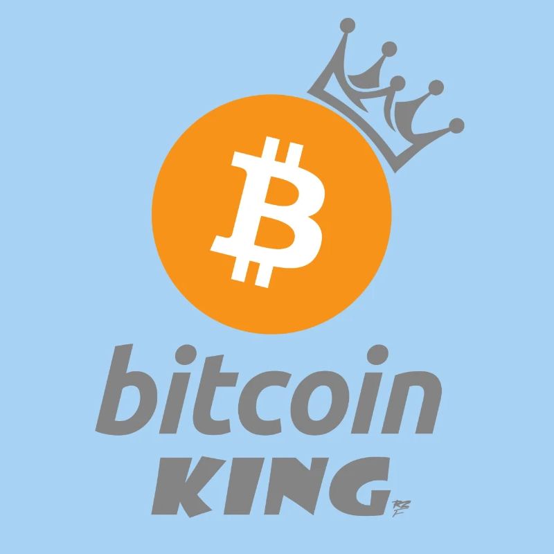 Bitcoin King Crown Logo Tee