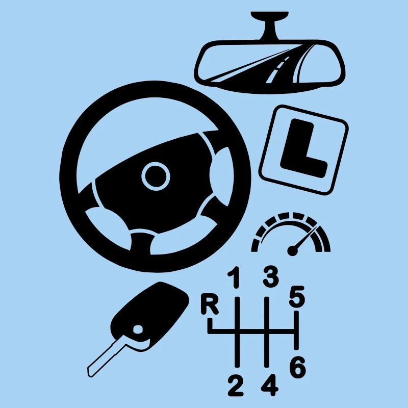 logo Car driving instructor