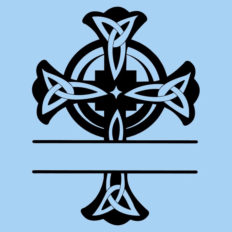 Keltisches Kreuz Logo oder Monogramm