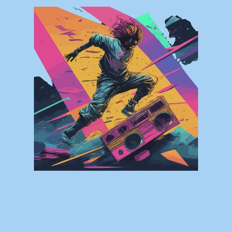 Urban dance vibe with colour explosion