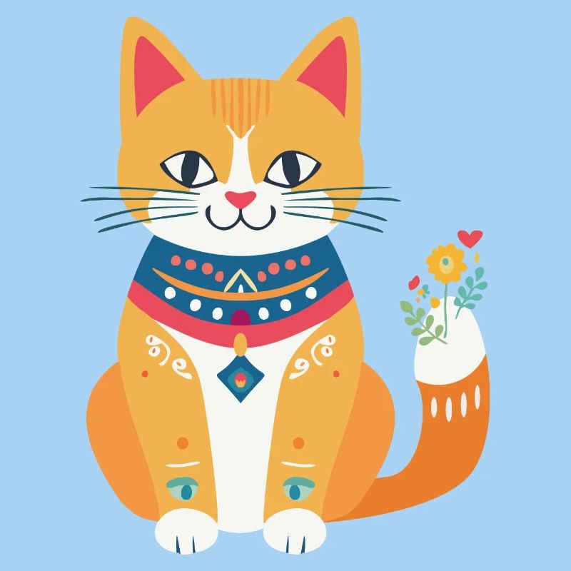cute folklore cat