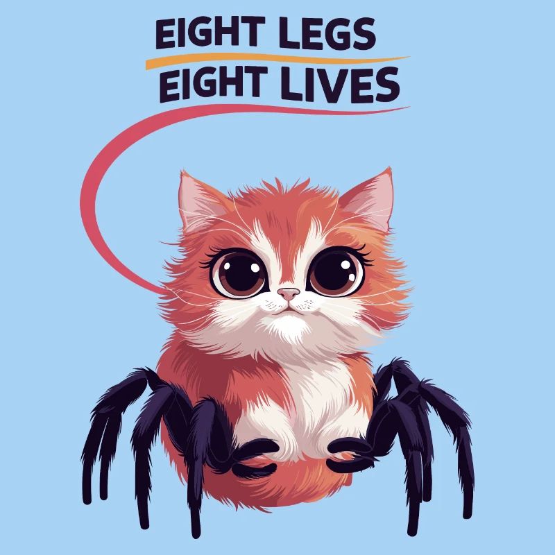 Chat araignées mignonnes