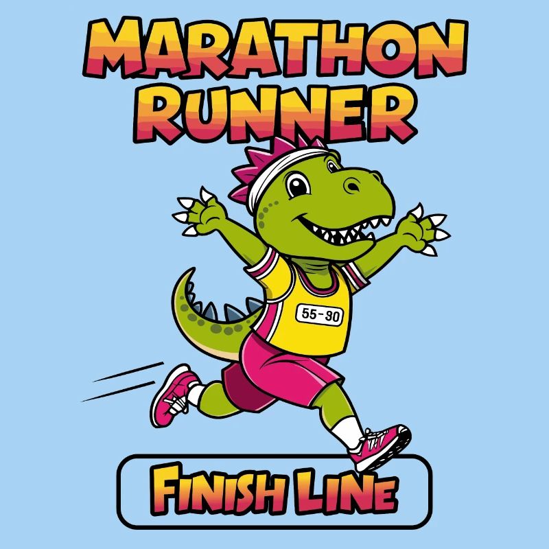 T-Rex Marathon Runner