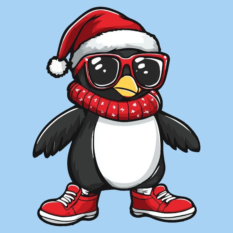 Pingouin Noël Cool Noël