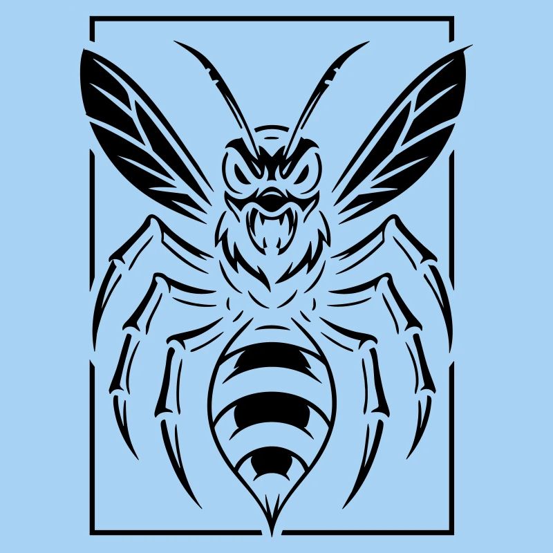 Stylized wasp