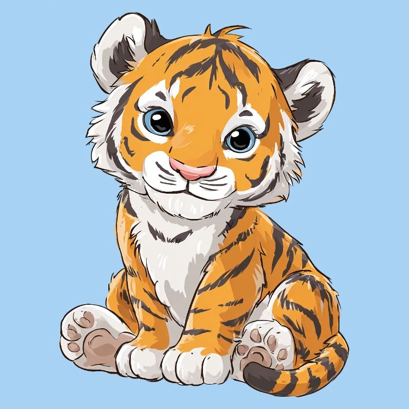 Mignon bébé tigre