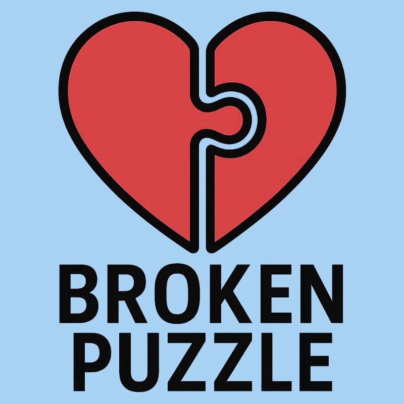 Conception de coeur perplexe