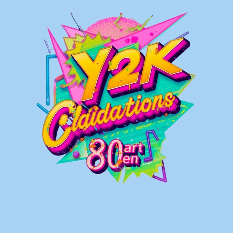 Conception de célébration rétro Y2K