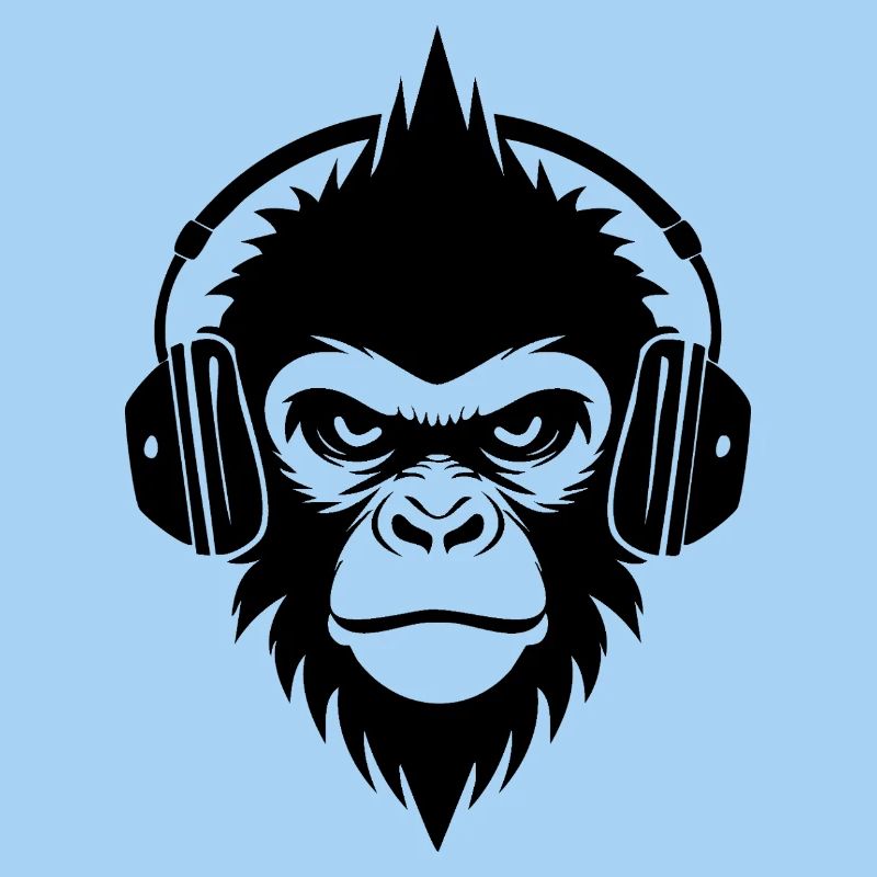 Chemise classique Monkey Head Punk Studio Mix
