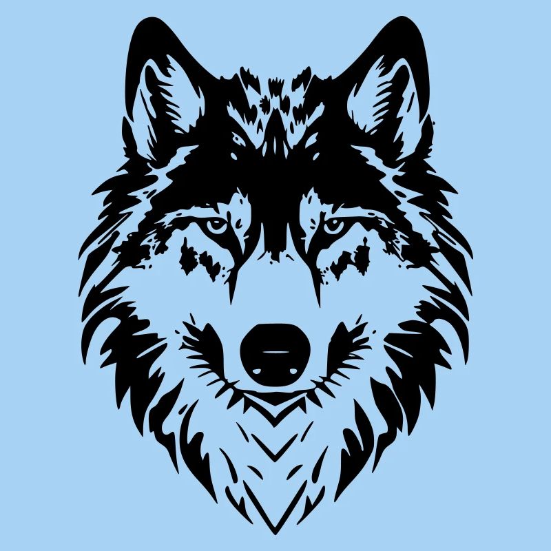 Wolf Head Art - Tête de Loup