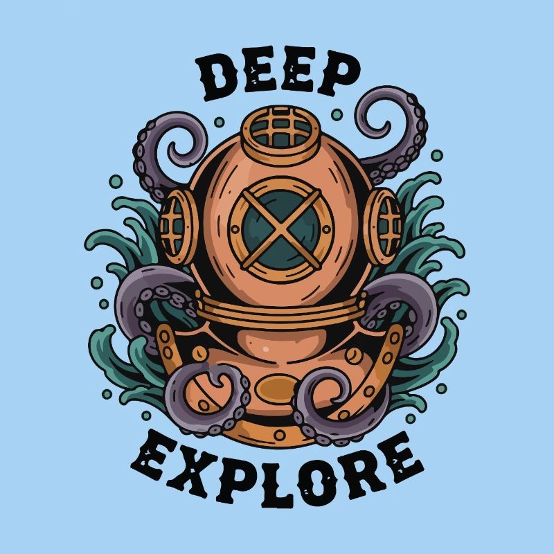 Scaphandre Vintage Deep Explore Poulpe