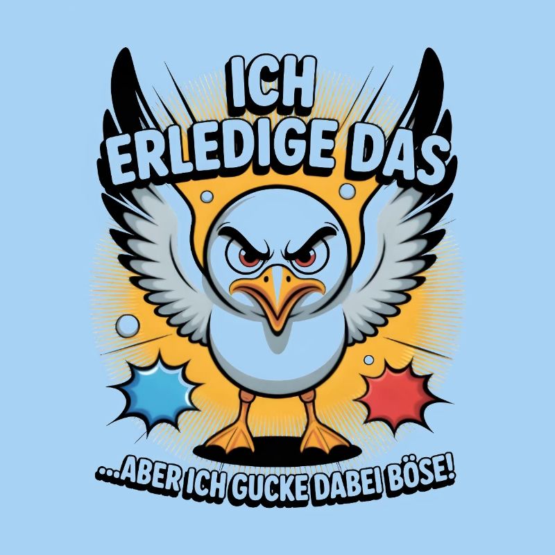 Möwe Seevogel Ich erledige das