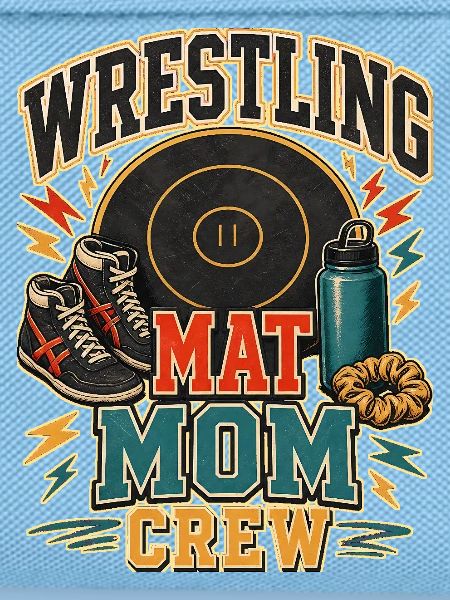WRESTLING MAT MOM CREW
