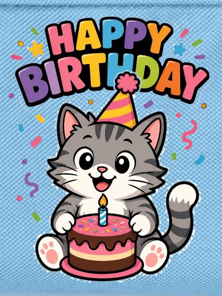 Happy Birthday cat