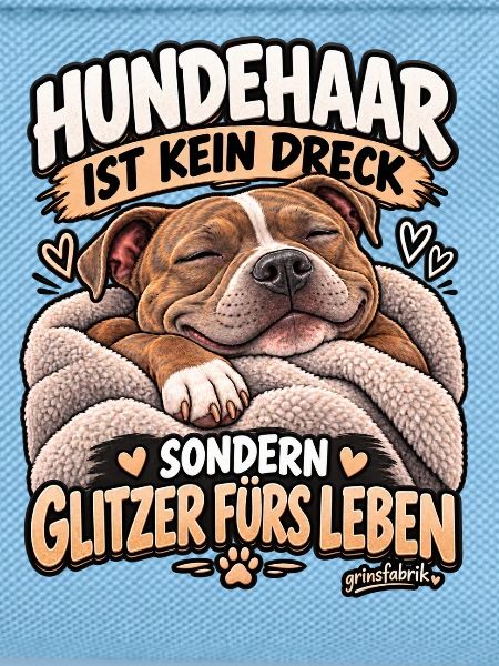 Hundehaare sind Glitzer