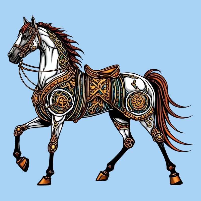Cheval steampunk