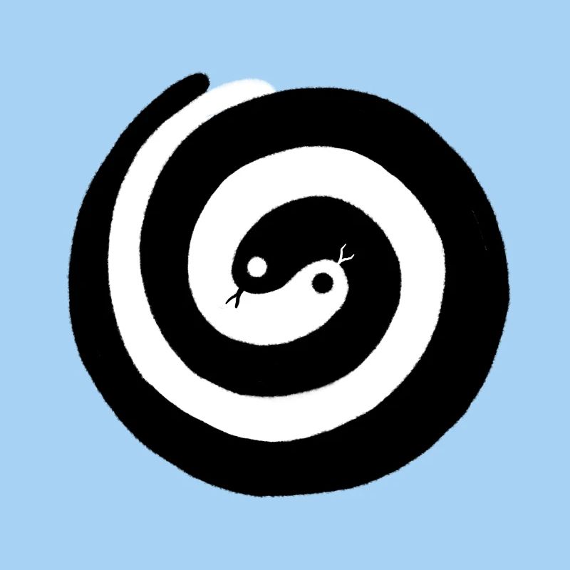 Yin-Yang Schlangen