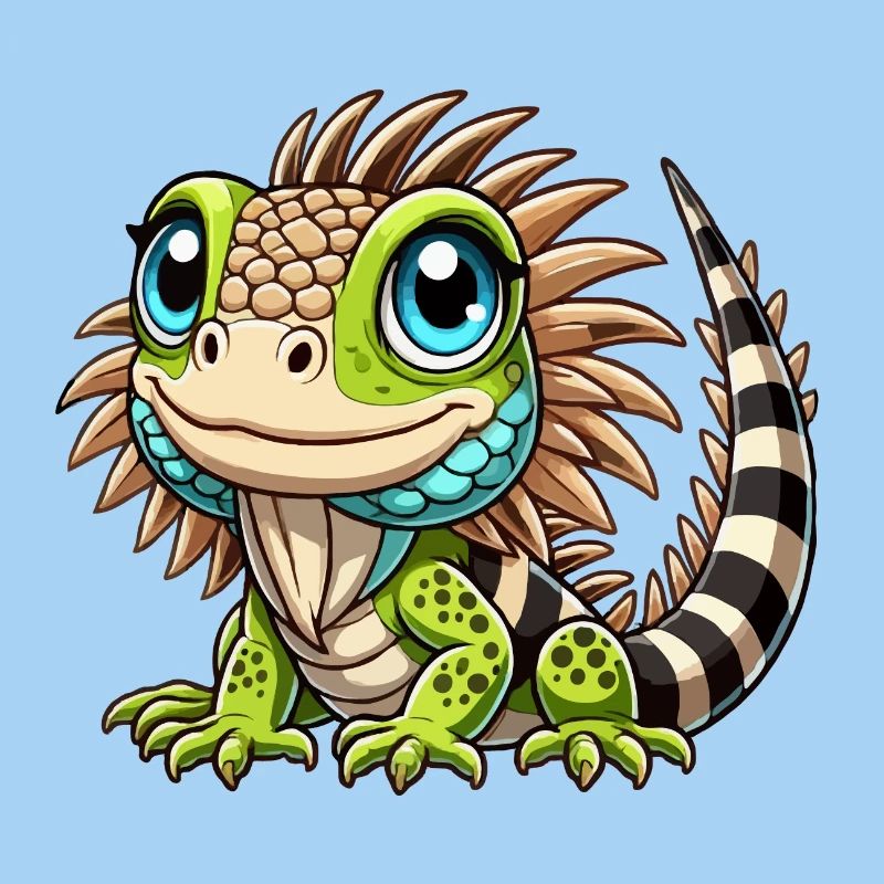 Iguana child