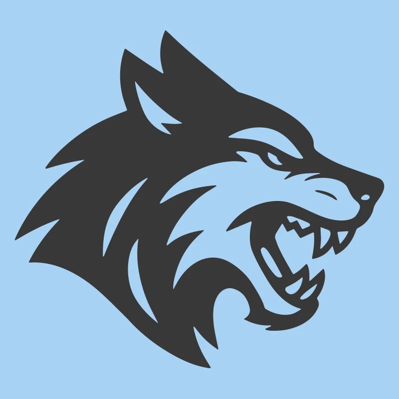 Wolf head logo icon